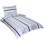 Bellatex Bavlněné - 140 × 200, 70 × 90 cm - kosočtverce v pruhu - Bed Linen