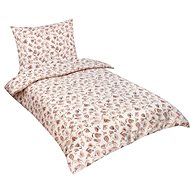 Bellatex Krepové - 140 × 200, 70 × 90 cm - chrpa béžová - Bed Linen