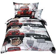 Bellatex Cotton Junior 40 × 40 cm - 140 × 200, 70 × 90 cm - car red - Bed Linen