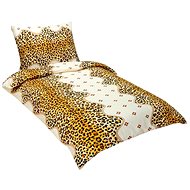 Bellatex Krepové - 140 × 220, 70 × 90 cm - leopardí vzor - Bed Linen