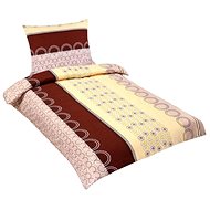 Bellatex Krepové - 140 × 200, 70 × 90 cm - béžová kola - Bed Linen