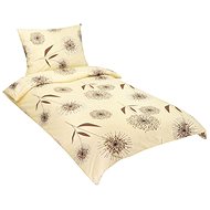 Bellatex Bavlněné - 140 × 200, 70 × 90 cm - béžová pampeliška - Bed Linen