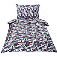 Bellatex Bavlněné Junior - 140 × 200, 70 × 90 cm - fotbal - Bed Linen