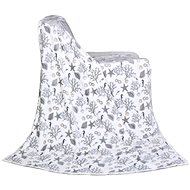 Bellatex ELLA pléd - 130 × 155 cm - hlubina - smetanová, šedá - Blanket