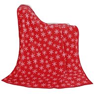 Bellatex ELLA pléd - 130 × 155 cm - vločky - červená - Blanket