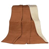 Bellatex KIRA PLUS single bed - 150 × 200 cm - brown/light beige - Blanket