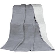 Bellatex KIRA PLUS- 150 × 200 cm - dark grey/light grey - Blanket