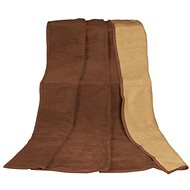 Bellatex KIRA PLUS- 150 × 200 cm - chocolate/walnut - Blanket