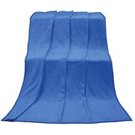 Bellatex Korall micro single bed - 150 × 200 cm - blue - Blanket