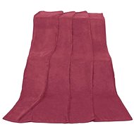 Bellatex Korall micro single bed - 150 × 200 cm - burgundy - Blanket