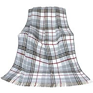Bellatex ZORA - 150 × 200 cm - kostka šedá - Blanket