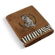 Bellatex Terry towel Leopard collection - Towel 31/17 - 70 × 140 cm - brown - Towel