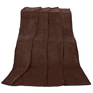 Bellatex Korall MICRO 200 × 230 cm - tmavě hnědá - Blanket