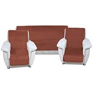 Bellatex Korall micro 2+1 - 150 × 200 cm + 2x 65 × 150 cm - brown - Blanket