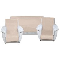 Bellatex Korall micro 2+1 - 150 × 200 cm + 2x 65 × 150 cm - beige - Blanket