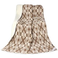 Bellatex Evropské merino DUO 450g/m2 - 155 × 200 cm - křížky - Blanket