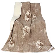 Bellatex Evropské merino DUO 450g/m2 - 155 × 200 cm - růžička - Blanket