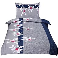 BELLATEX s.r.o. Povlečení bavlna 90/919 N kopretina na šedé 140 × 200, 70 × 90 - Bed Linen
