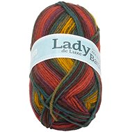 Bellatex s. r. o. Yarn Lady de Luxe BATIK 100g - 601 - Yarn