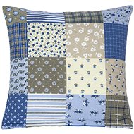 Bellatex s. r. o. Cover 12/538 40×40cm blue patchwork - Pillowcase
