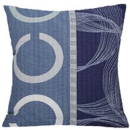 Bellatex s. r. o. 80/506 40×40cm blue-grey circles - Pillowcase