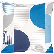 Bellatex Linen 90/584 40 × 40 cm blue semicircle - Pillowcase