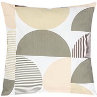 Bellatex Linen 90/381 40 × 40 cm brown semicircle - Pillowcase