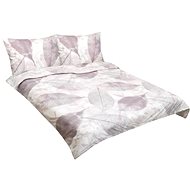 Bellatex Linen cotton F 90/342 beige sheet 1 pcs 200 × 200, 2 pcs 70 × 90 cm - Bed Linen