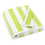 Bellatex Terry beach towels - 100 × 150 cm - white and olive - Bath Towel