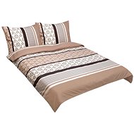 Bellatex Linen cotton F 90/369 stone wall 1 pcs 180 × 200, 2 pcs 70 × 90 cm - Bed Linen