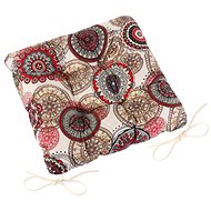 Bellatex Adéla quilted - 40 × 40 cm, quilted - mandala red - Pillow Seat