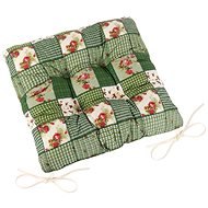 Bellatex Adéla quilted - 40 × 40 cm, quilted - patchwork green - Pillow Seat