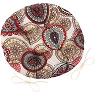 Bellatex Adéla quilted round - diameter 40 cm - mandala red - Pillow Seat