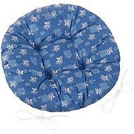 Bellatex Adéla quilted round - diameter 40 cm - blueprint - Pillow Seat