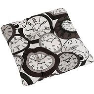 Bellatex BERTA quilted - 38 × 38 cm, quilted - clock brown - Pillow Seat