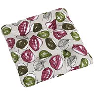 Bellatex BERTA quilted - 40 × 40 cm, quilted - leaves - Pillow Seat