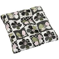 Bellatex DANA quilted - 40 × 40 cm, quilted - patchwork with butterfly - Pillow Seat