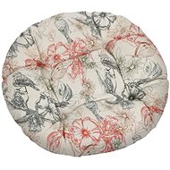 Bellatex DANA quilted round - diameter 40 cm - birds - Pillow Seat