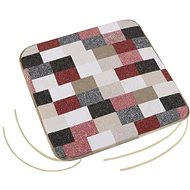 Bellatex EMA plain - 40 × 40 cm, plain - brick burgundy - Pillow Seat