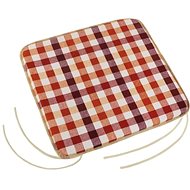 Bellatex EMA plain - 40 × 40 cm, plain - terra cube - Pillow Seat
