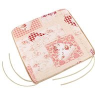 Bellatex EMA plain - 40 × 40 cm, plain - patchwork heart pink - Pillow Seat