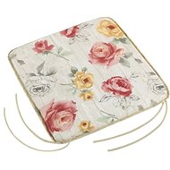 Bellatex EMA plain - 40 × 40 cm, plain - rose on wood - Pillow Seat