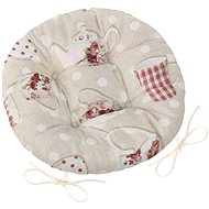 Bellatex EMA round quilted - diameter 40 cm - mug with teapot - Pillow Seat