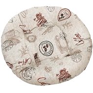 Bellatex EMA round quilted - diameter 40 cm - coffee - Pillow Seat