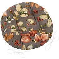 Bellatex EMA round quilted - diameter 40 cm - leaves - Pillow Seat