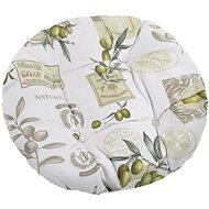 Bellatex EMA round quilted - diameter 40 cm - olive - Pillow Seat