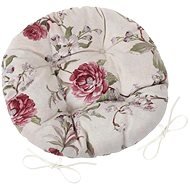 Bellatex EMA round quilted - diameter 40 cm - rose burgundy - Pillow Seat