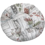 Bellatex EMA round quilted - diameter 40 cm - terrace - Pillow Seat