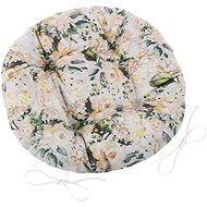 Bellatex EMA round quilted - diameter 40 cm - vanilla rose - Pillow Seat