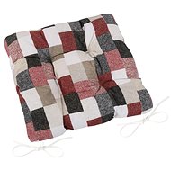 Bellatex EMA quilted - 40 × 40 cm, quilted - brick burgundy - Pillow Seat